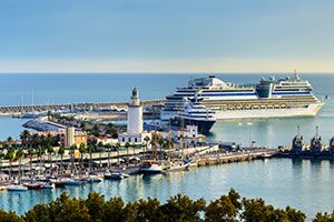 Lady Moura one of the world’s most luxurious mega-yachts anchors in Málaga Port