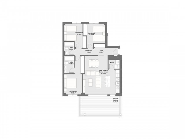 2 Makuuhuoneen Huoneisto Torremolinos