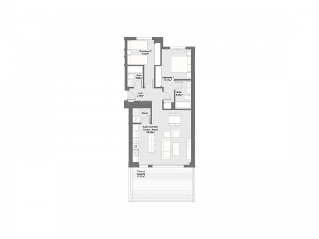 2 Makuuhuoneen Huoneisto Torremolinos