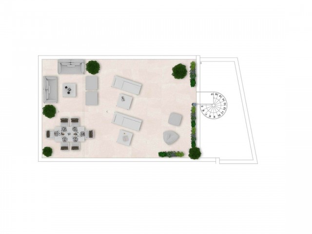 Penthouse avec 2 Chambres  à Estepona
