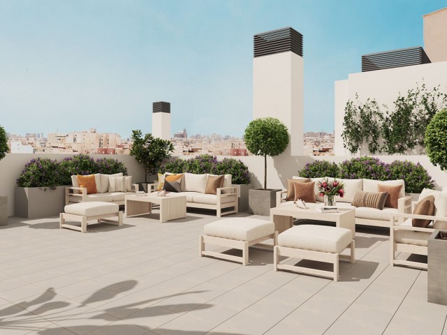 2 Schlafzimmer Apartment in Málaga Centro