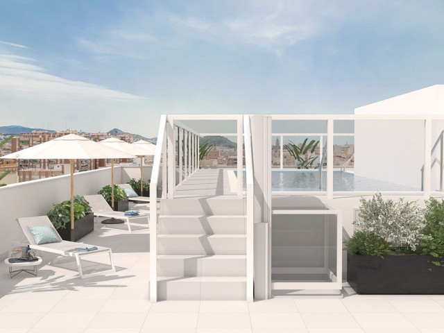 2 Schlafzimmer Apartment in Málaga Centro