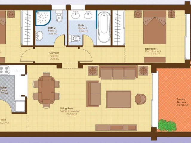 2 Slaapkamer Appartement in Benalmadena