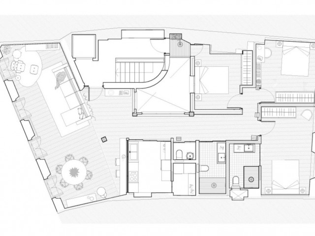 Penthouse avec 4 Chambres  à Málaga Centro
