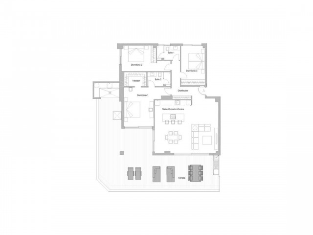 Appartement avec 3 Chambres  à Benalmadena