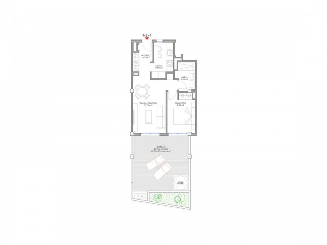 Apartamento con 3 Dormitorios  en Benalmadena Costa