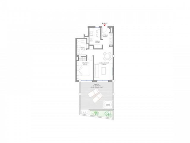 Apartamento con 3 Dormitorios  en Benalmadena Costa