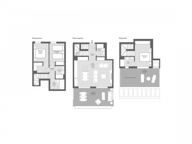 Apartamento con 3 Dormitorios  en Cancelada