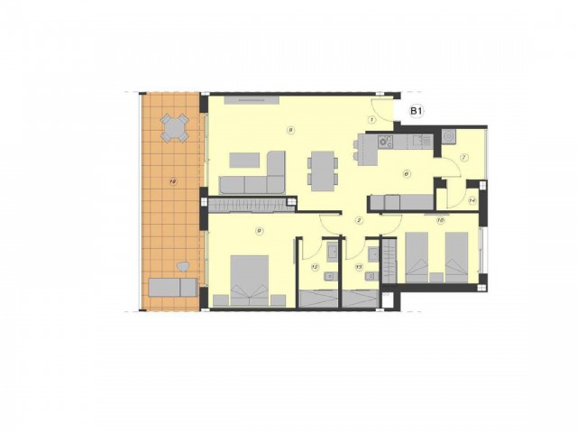 Appartement avec 2 Chambres  à Atalaya