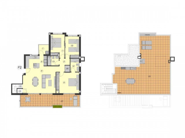 Apartamento con 2 Dormitorios  en Atalaya