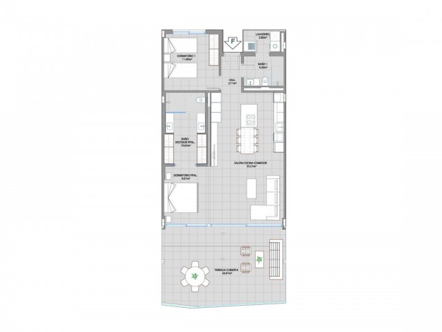 2 Bedrooms Apartment in Benalmadena Costa