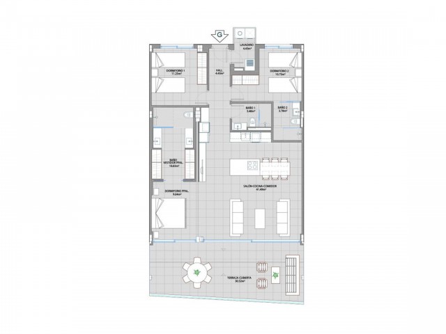 3 Bedrooms Apartment in Benalmadena Costa