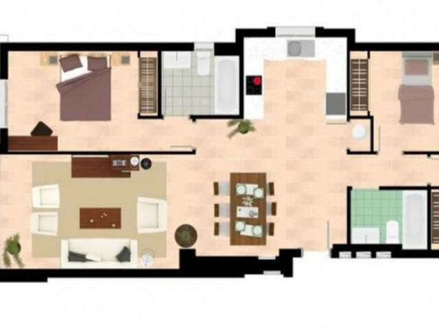 Apartamento con 3 Dormitorios  en La Mairena