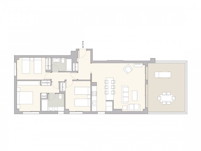 Penthouse in Casares Playa