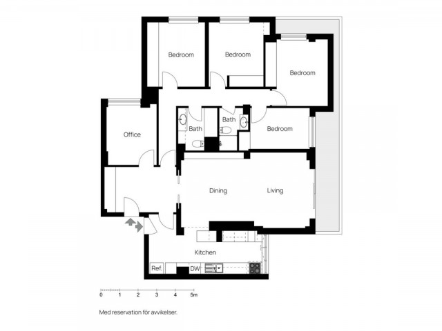 5 Bedrooms Apartment in Málaga Centro