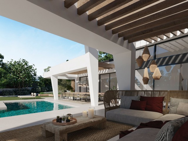 4 Soveroms Villa i Nueva Andalucía