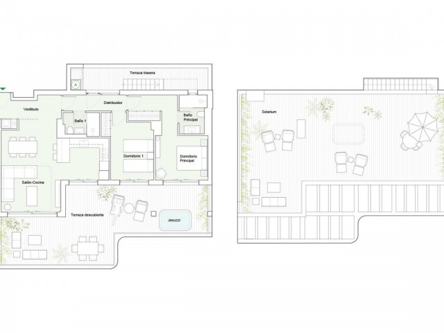 Apartamento con 2 Dormitorios  en Calanova Golf