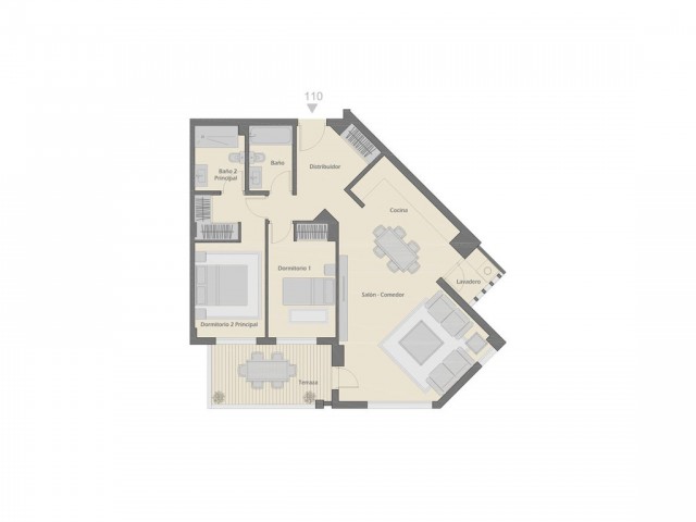 Appartement avec 3 Chambres  à Nueva Andalucía