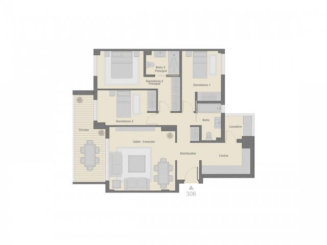 Appartement avec 3 Chambres  à Nueva Andalucía