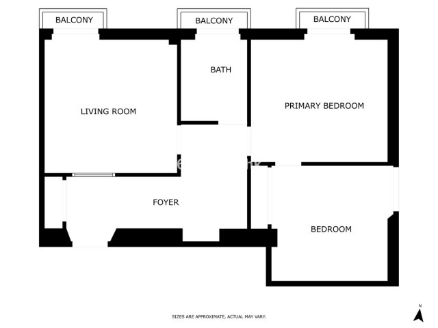 Apartamento con 2 Dormitorios  en Málaga