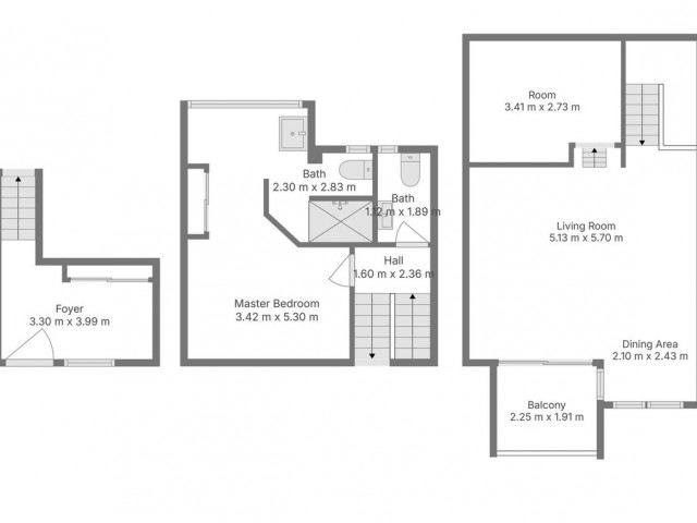 Penthouse avec 1 Chambres  à Puerto de Cabopino
