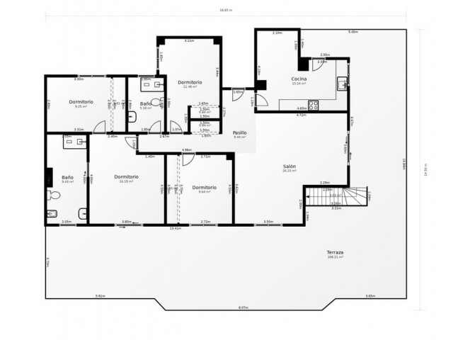 4 Bedrooms Apartment in Torremolinos