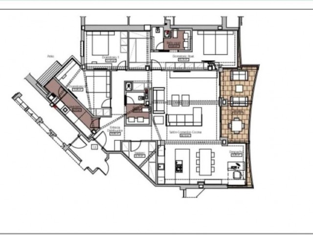 Appartement avec 3 Chambres  à Málaga