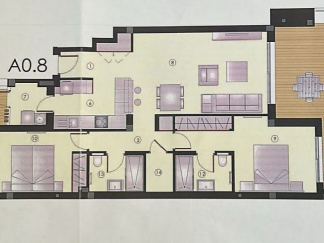 2 Slaapkamer Appartement in Bel Air