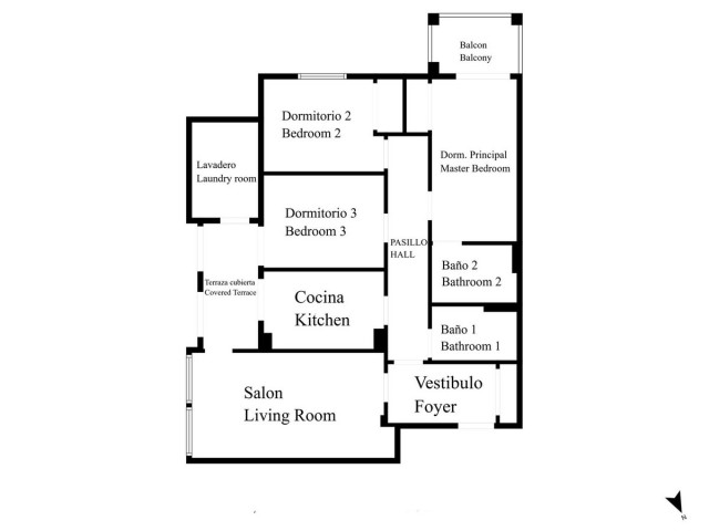 3 Sovrums Lägenhet i Fuengirola