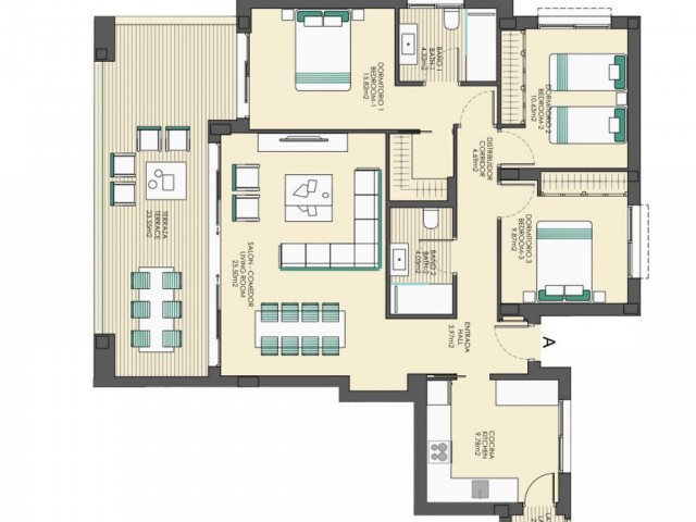 Penthouse avec 3 Chambres  à Casares Playa