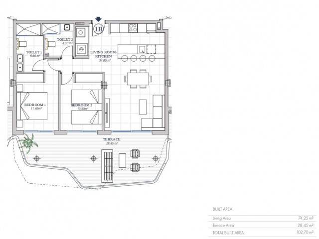 2 Soveroms Leilighet i Fuengirola