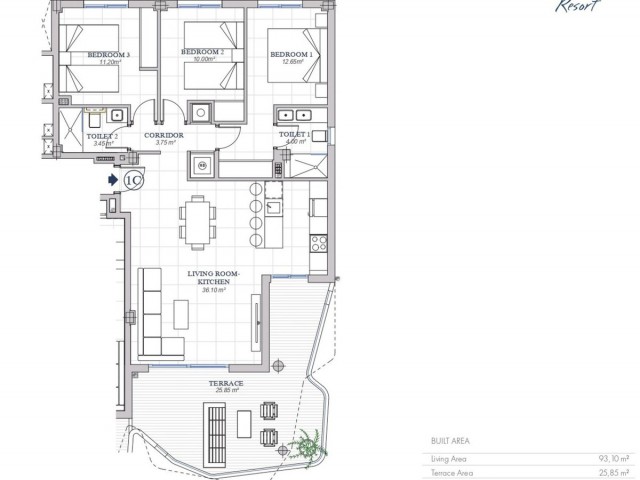 Appartement avec 3 Chambres  à Fuengirola