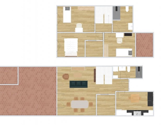 4 Makuuhuoneen Rivitalo Atalaya