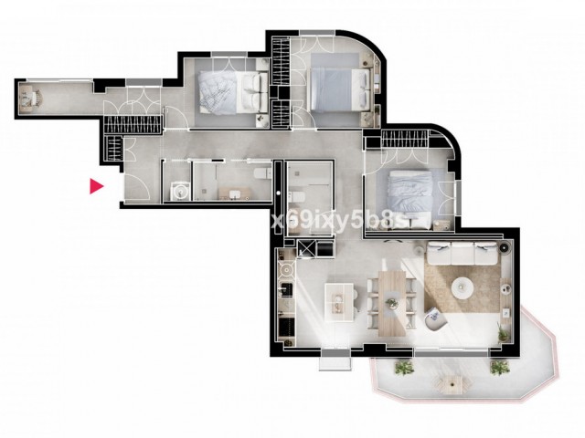 3 Bedrooms Apartment in Málaga Centro