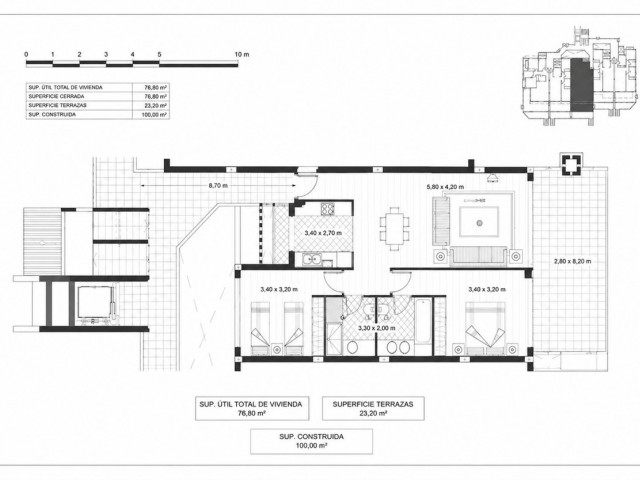 Appartement avec 2 Chambres  à Estepona