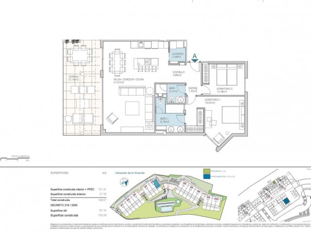 2 Slaapkamer Appartement in Calanova Golf