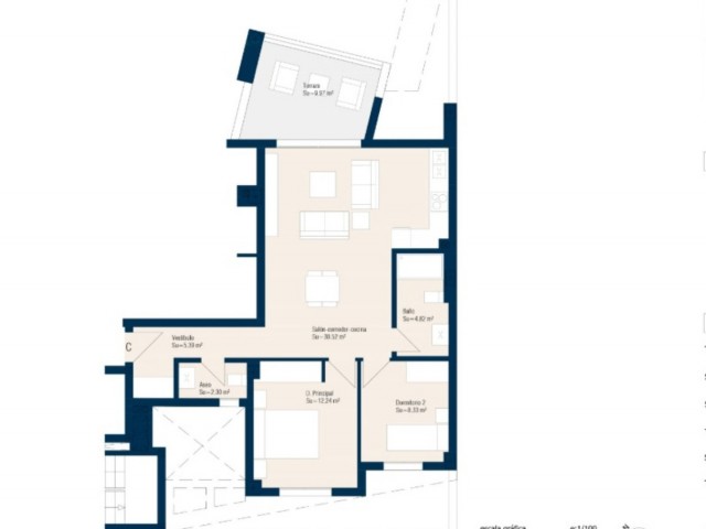 2 Schlafzimmer Apartment in Torremolinos