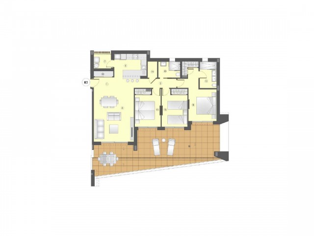 2 Schlafzimmer Apartment in Benalmadena